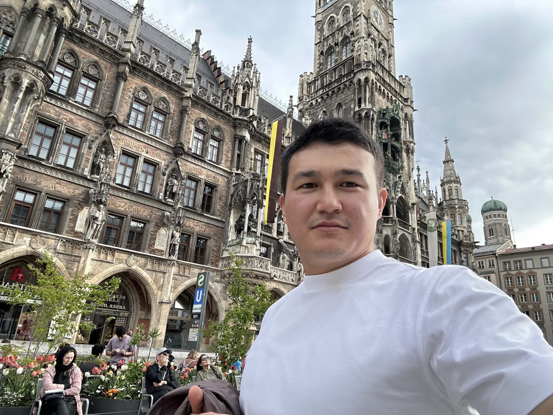 Portrait of Khurshid Normurodov in Munich, Germany